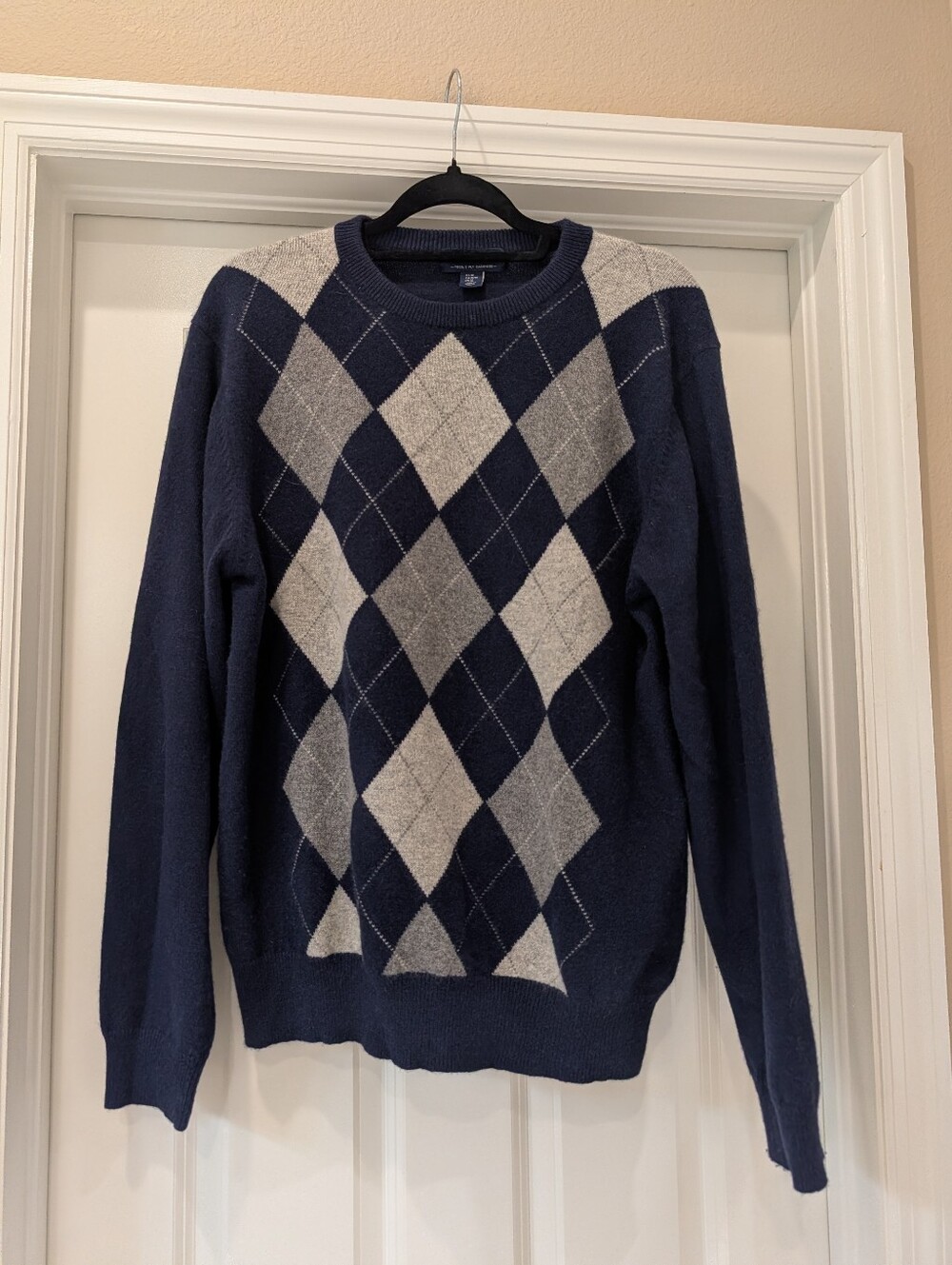 Allen Solly Cashmere Argyle Sweater Size Medium